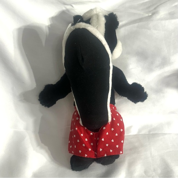 VTG 90s Looney Tunes Pepe Le Pew Plush Collectible Toy Warner Bros Cartoon Cat - Picture 2 of 5